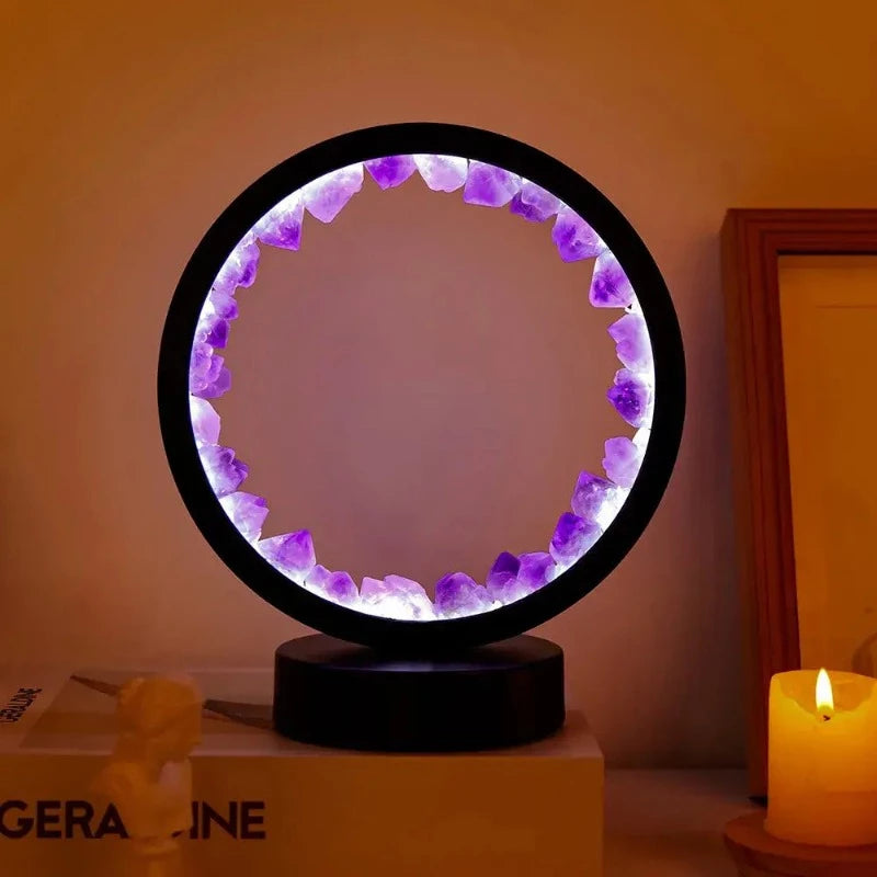 Natural Crystal LED Lamp