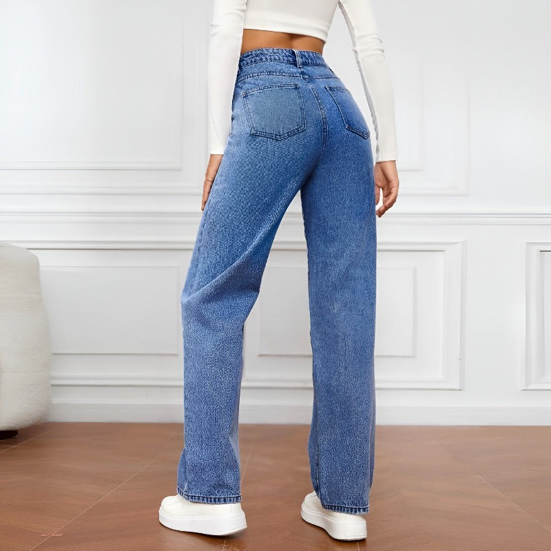 Amore High Rise '90s Straight Jeans