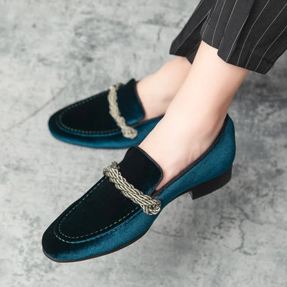 Filo Velvet Loafers