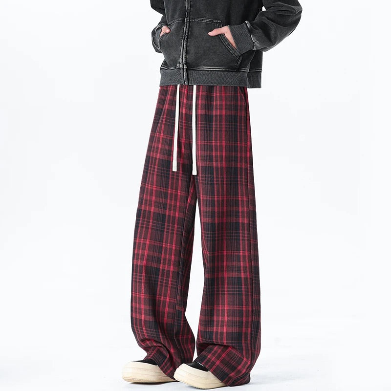 Casuali Plaid Pants