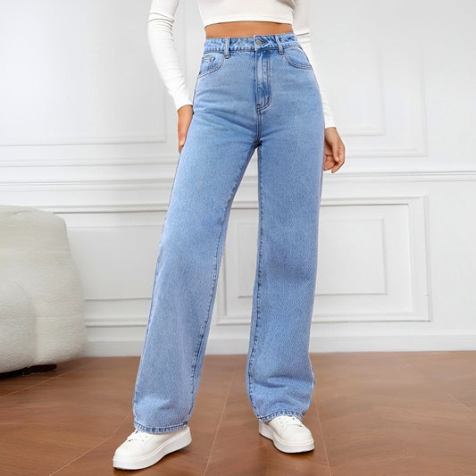 Amore High Rise '90s Straight Jeans