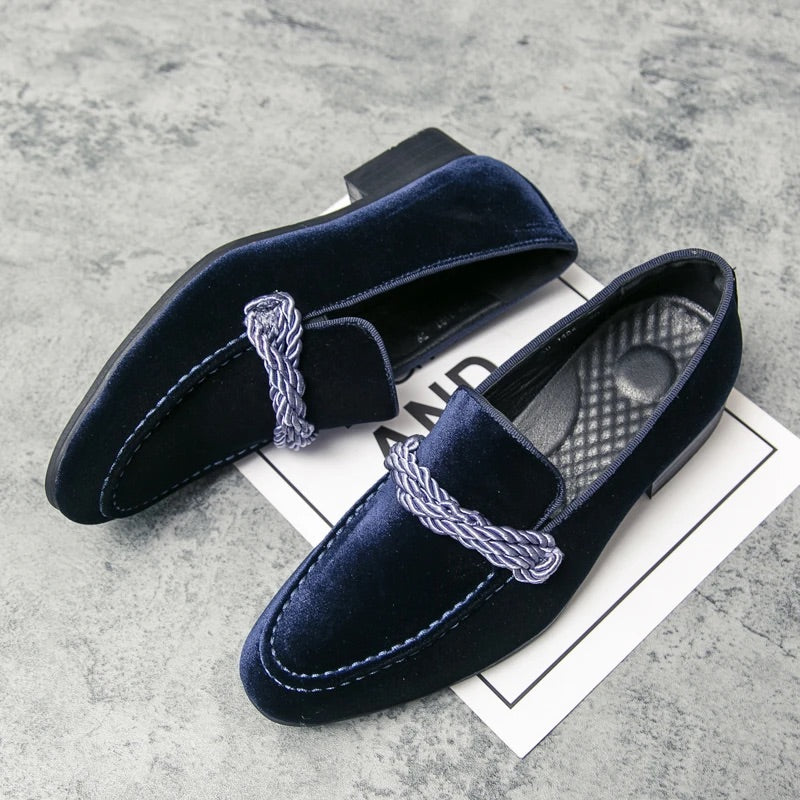 Filo Velvet Loafers