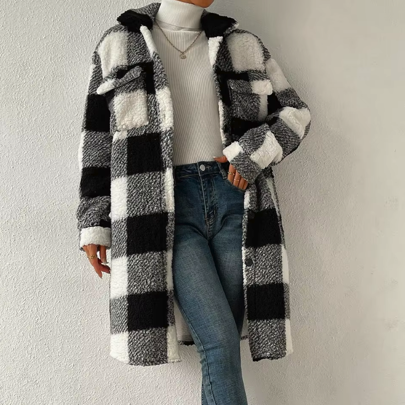 Sola Plaid Coat