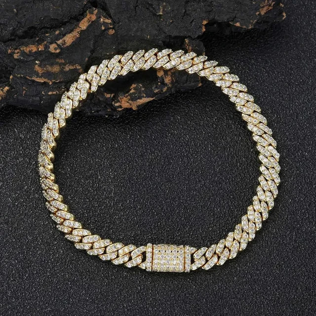 Frio Cuban Bracelet - 5mm Gold